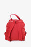 Prada Red Nylon/Leather Trim Mini Backpack