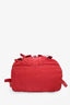 Prada Red Nylon/Leather Trim Mini Backpack