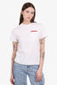 Sandro White 'Amour' T-Shirt Size S Mens