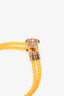 Versace Yellow Rubber Medusa Rope Bracelet