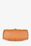 Saint Laurent Brown Leather Small 'LouLou' Puffer Shoulder Bag
