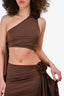 Lovers & Friends Brown Rosette 'Cordelia' Top + Skirt Set Size S/M