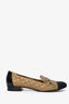 Chanel Brown Quilted Chain Loafers Size 37