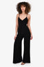 Norma Kamali Black Backless Sleeveless Jumpsuit Size XS