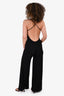 Norma Kamali Black Backless Sleeveless Jumpsuit Size XS