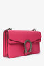 Gucci Hot Pink Leather Dionysus Small Shoulder Bag
