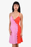 Fausto Puglisi Purple/Orange Ruffle Mini Dress Size M
