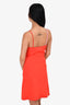 Fausto Puglisi Purple/Orange Ruffle Mini Dress Size M
