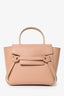Celine 2020 Nude Leather Pico Belt Bag with Strap