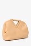Bottega Veneta Camel Leather Medium V Point Handle Bag