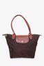 Longchamp Brown Small Le Pliage Original Top Handle Bag
