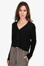 Sablyn Black Cotton Cashmere Blend Cardigan Size S