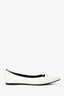 McQ by Alexander McQueen Cream Leather Pointed Toe Flats Size 39