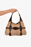 Gucci Brown GG Leather/Canvas Hobo Bag