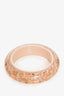 Louis Vuitton Pink/Gold Monogram Resin Wide Bangle