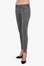 Saint Laurent 2016 Grey Denim Skinny Jeans Size 26