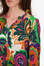 Ba&sh Multicoloured Ruffle Trim Buttoned Blouse Size M