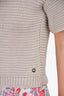 Loro Piana Grey Silk/Cotton Knit Top Size 38