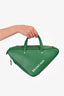 Balenciaga Green Triangle Duffle Bag with Strap
