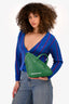 Balenciaga Green Triangle Duffle Bag with Strap