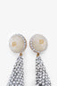 Gucci Gold-Tone Crystal Studded Drop Earrings