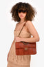 Pre-Loved Chanel™ 2013-14 Brown Lizard Perfect Edge II Flap Bag