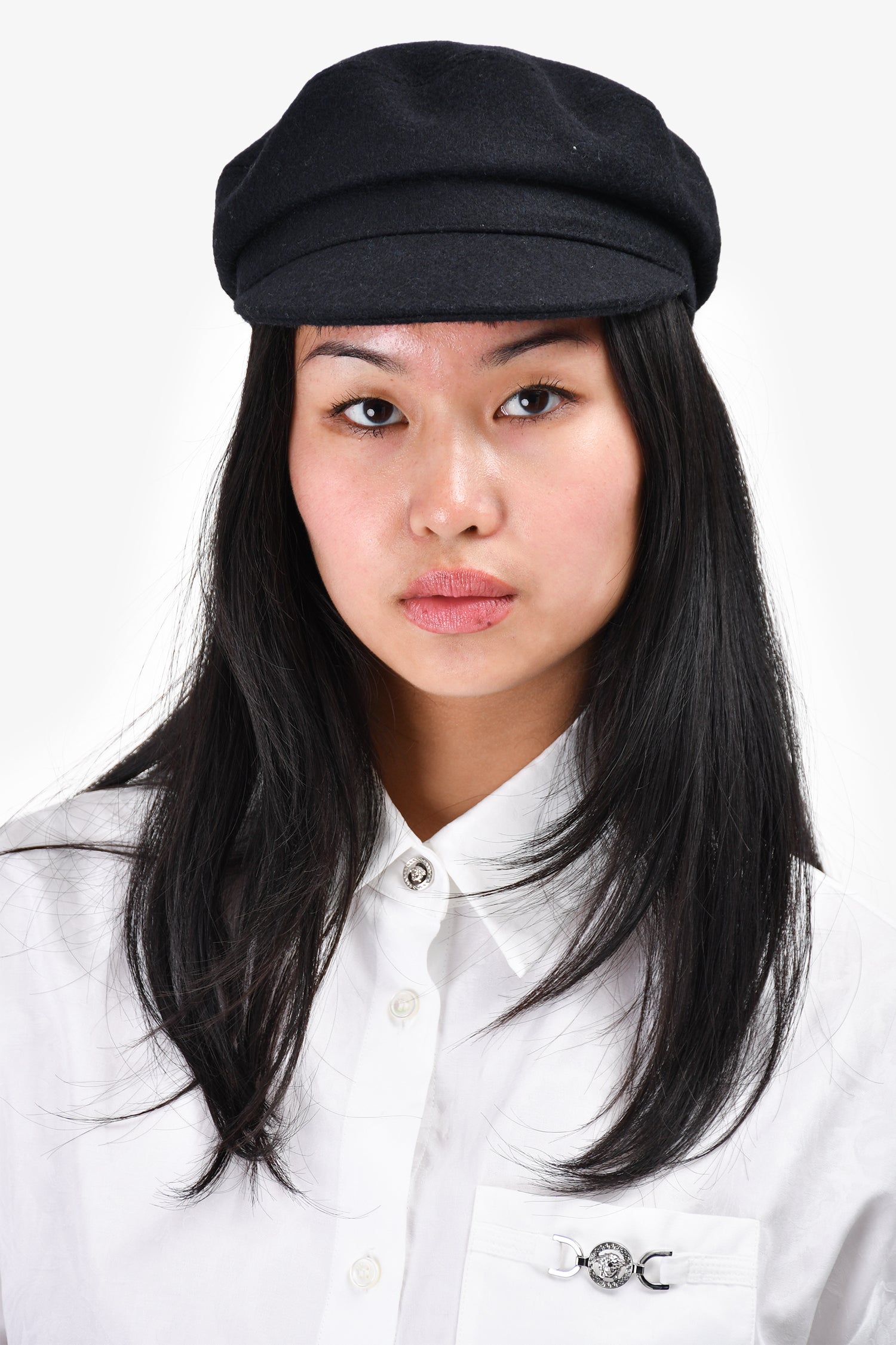 ISABEL MARANT ブラックキャップ Isabel Marant Black Newspaper Boy Hat – Mine & Yours
