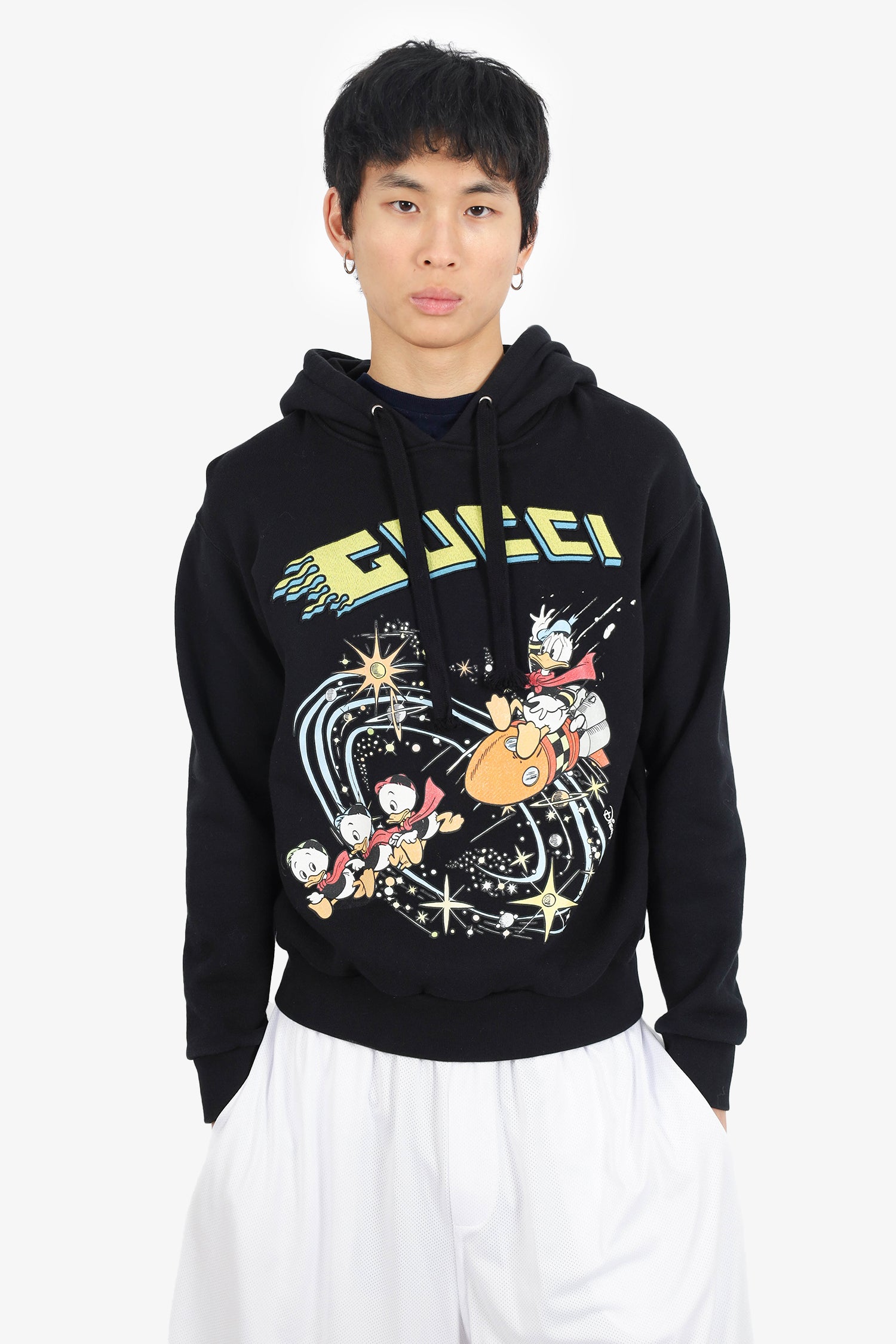 Gucci x Disney Black Donald Duck Hoodie Size XXS Mens – Mine & Yours