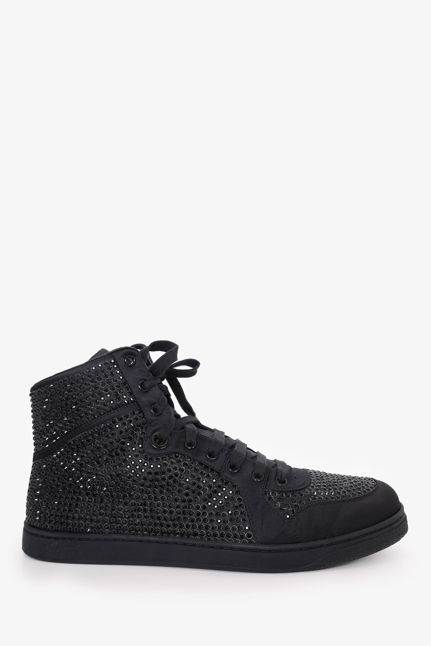 black gucci high tops