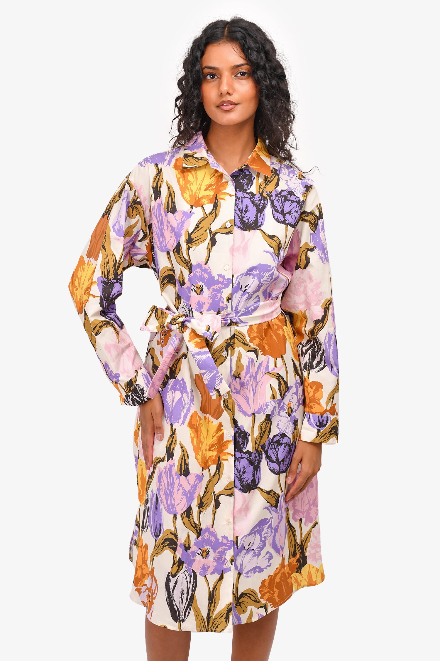 max mara purple dress Weekend Floral Cotton Long Sleeve Belted Size 8 Surplice neck Short sleeves A Line Black Purple Size:S-M-Adult mean girls club