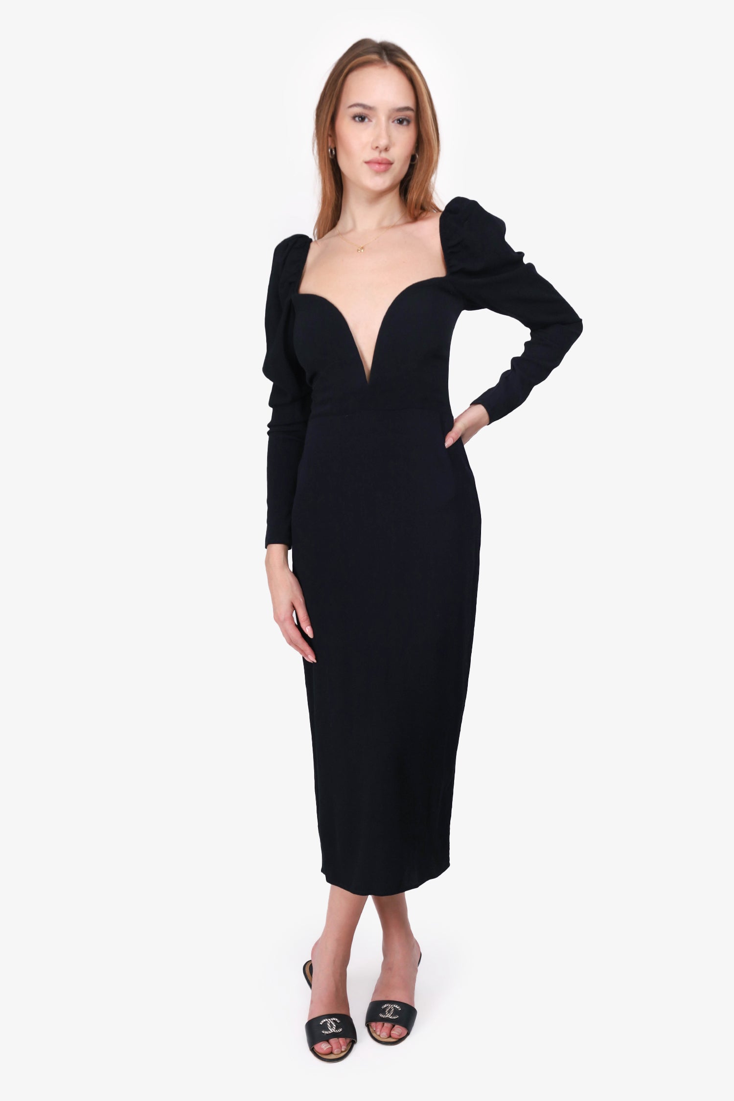 Reformation Black Sweetheart Neckline Dress Size 0 – Mine & Yours