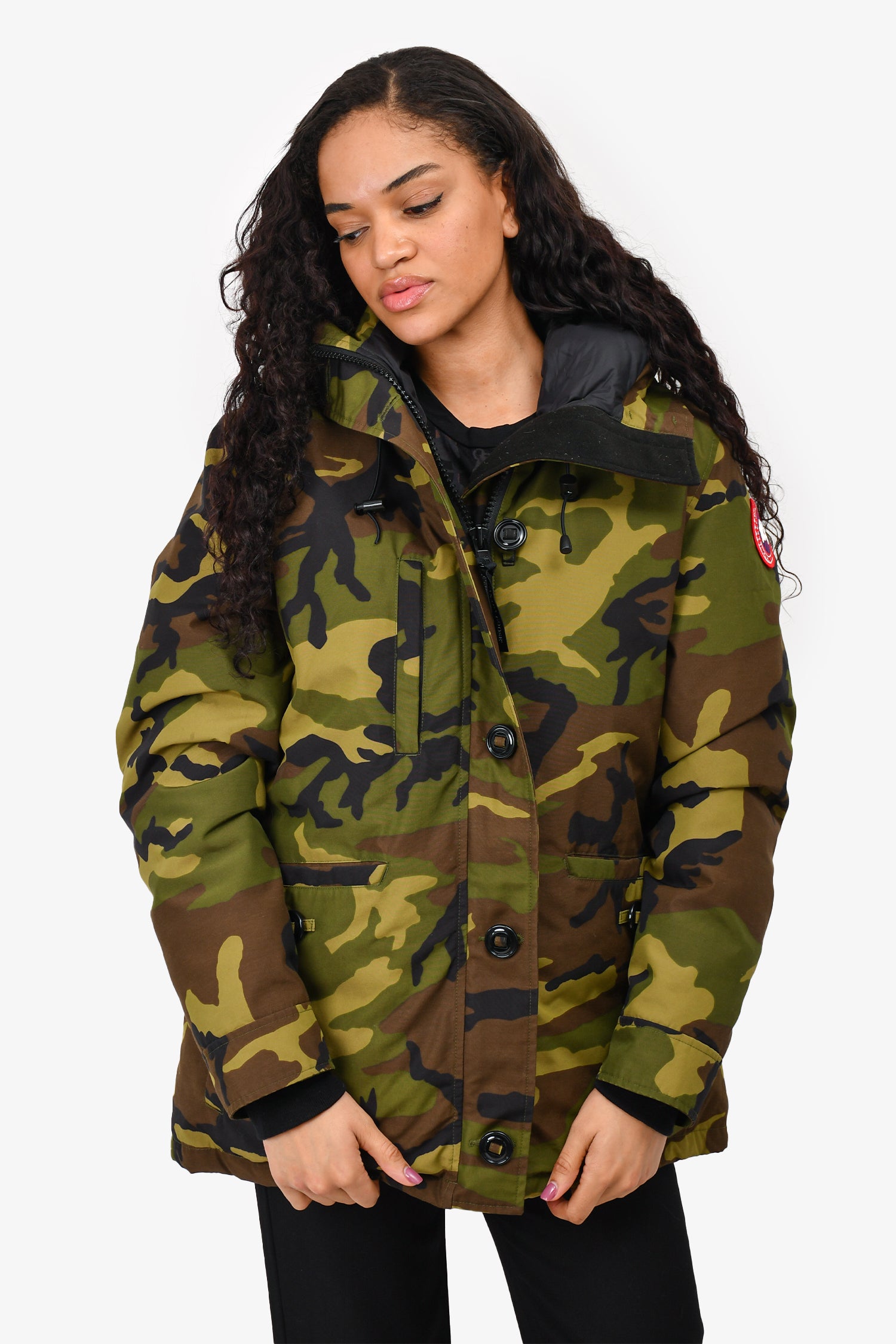 camo canada goose xl que es Camouflage Canada Goose Classic Jacket Canada Goose Green Camouflage  Lynnwood Parka Size XL – Mine Yours