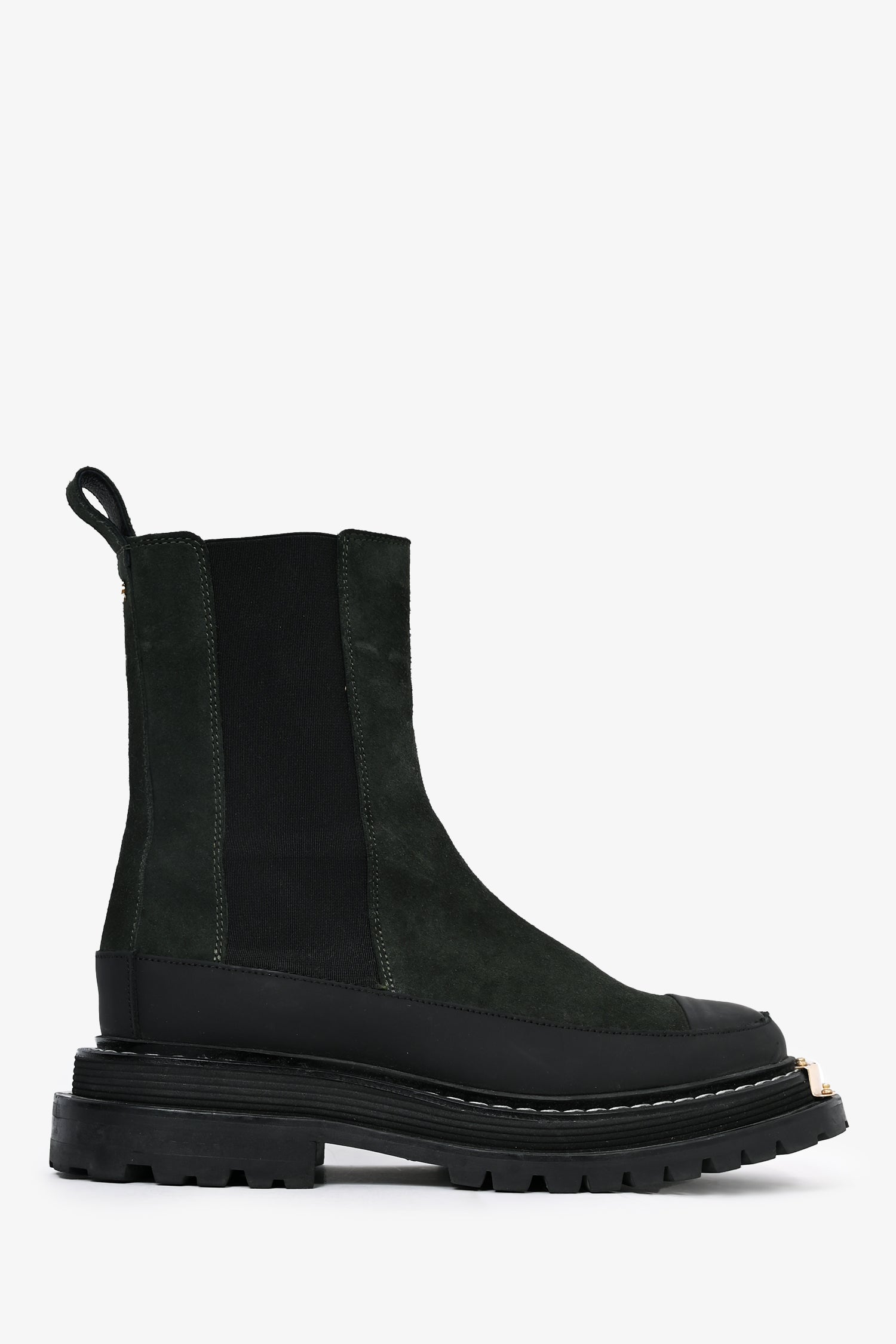 Sandro Green Suede Chelsea Boots Size 38 – Mine & Yours display picture 1