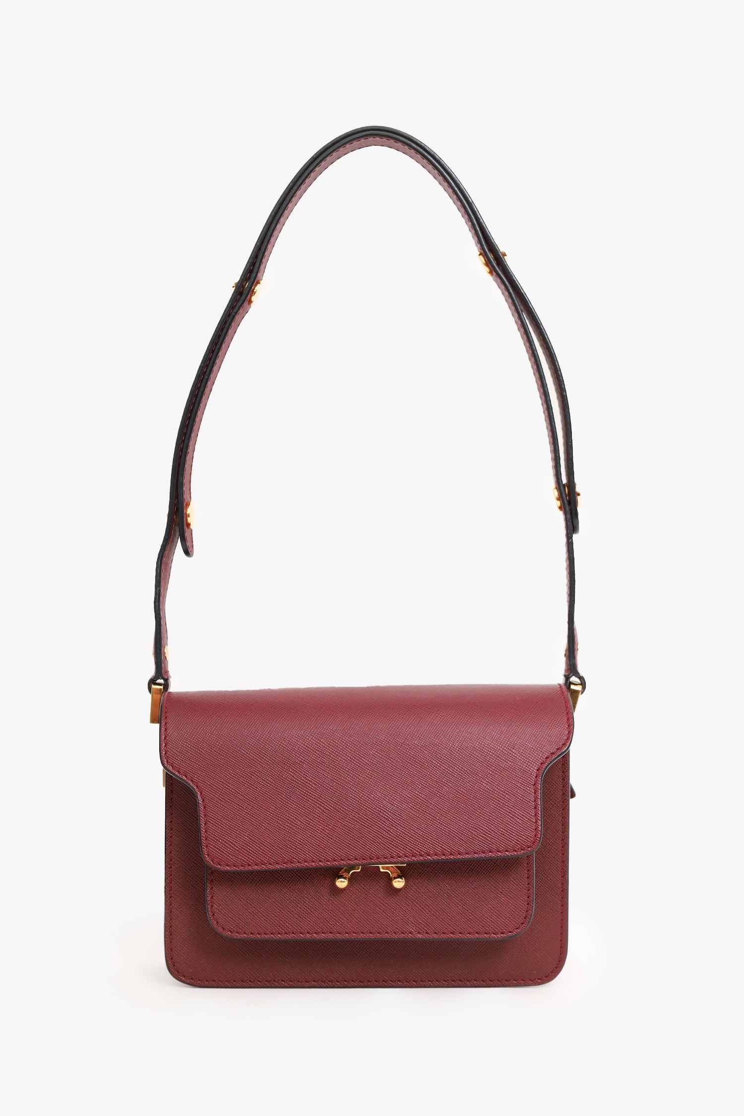 Marni Red Leather Mini Trunk Shoulder Bag – Mine & Yours