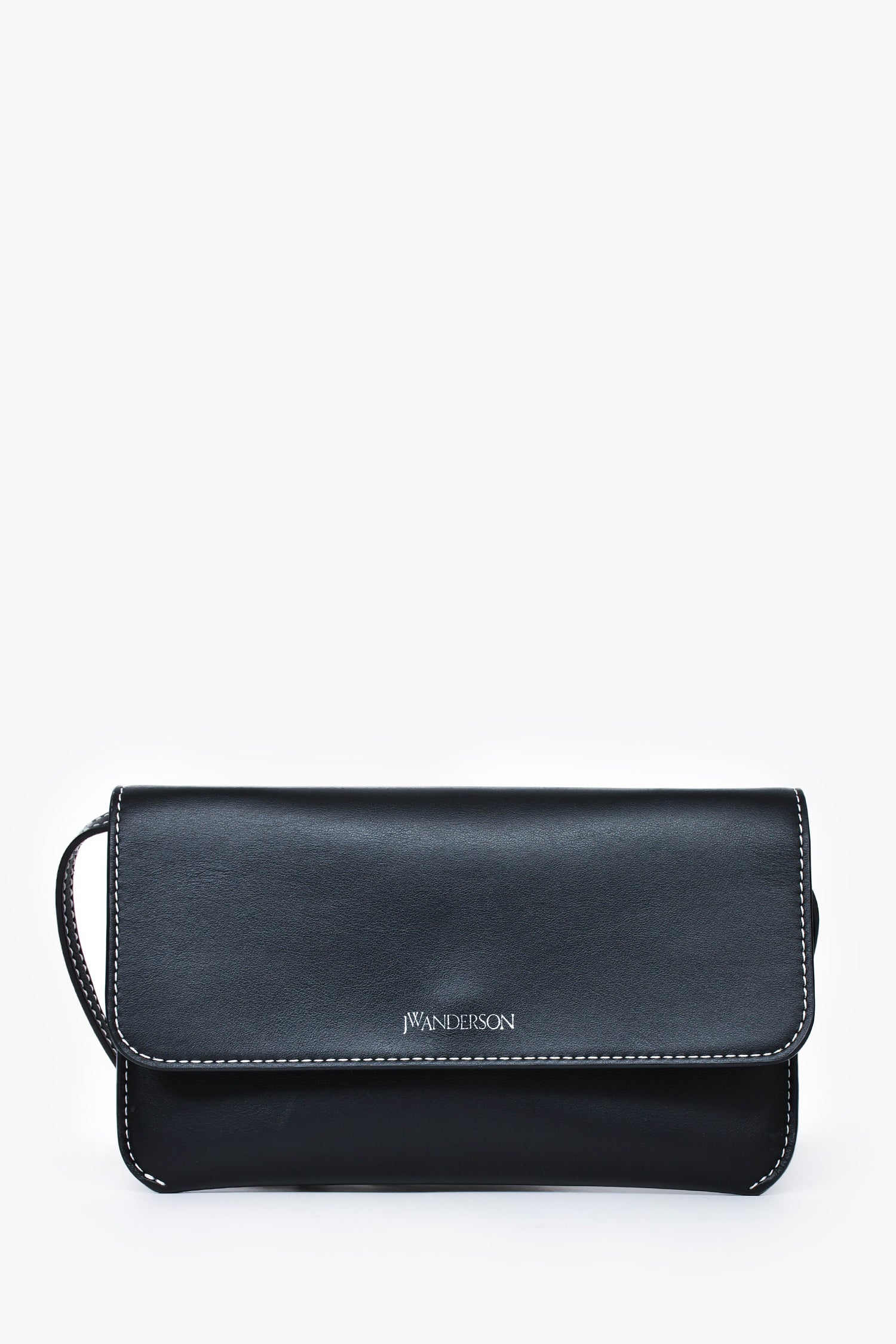 JW Anderson Black Leather Chain Phone Pouch – Mine & Yours