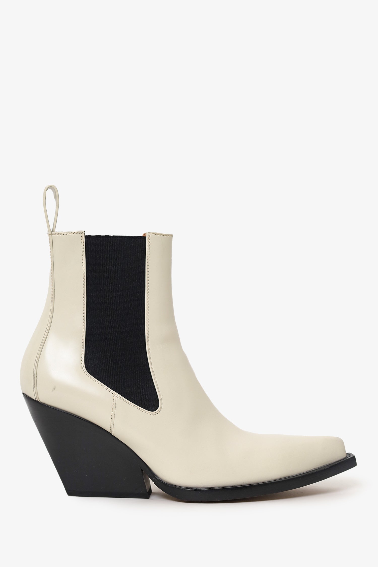 Lean Bottega Boots White Bottega Veneta White Leather Lean Point