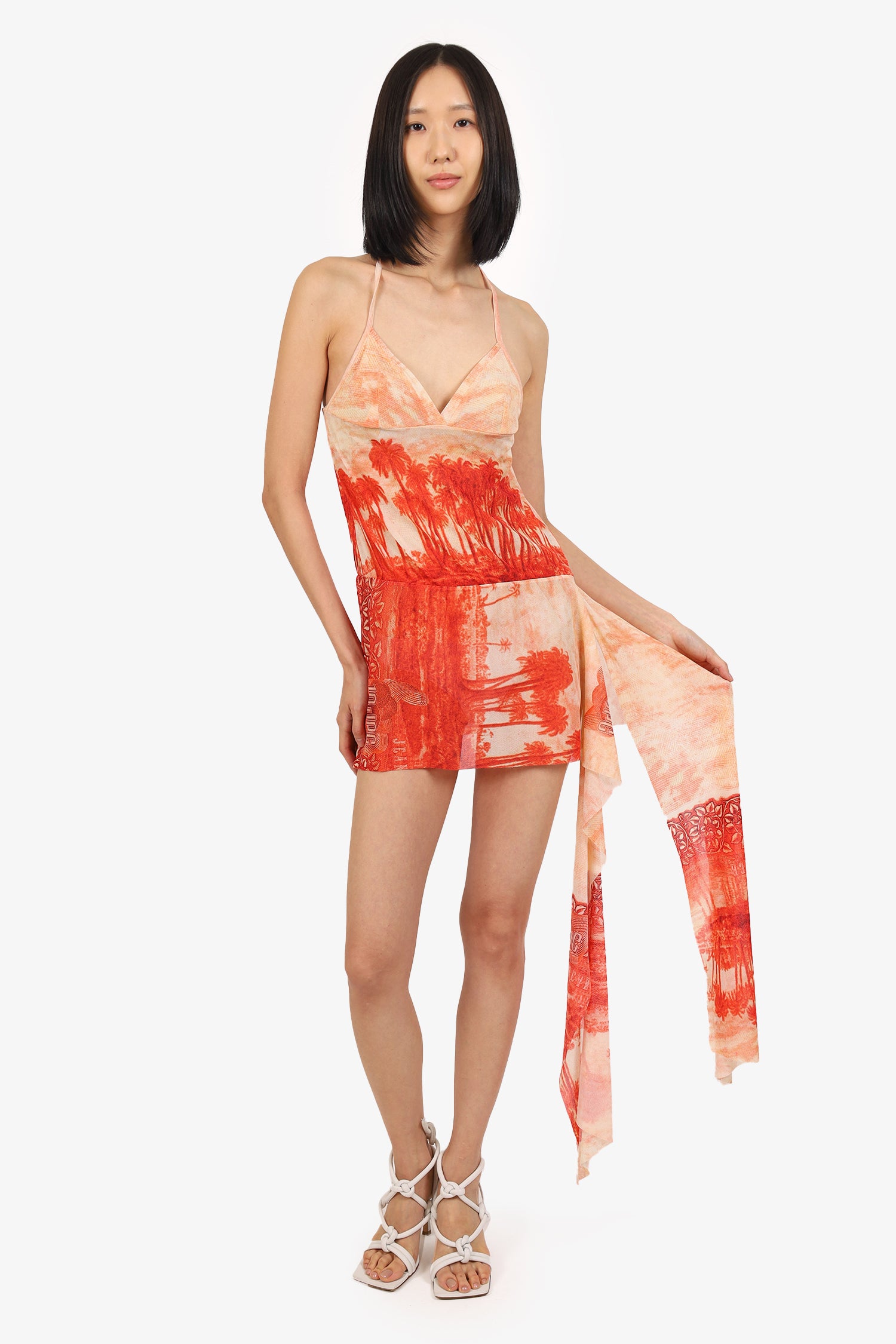 red palm tree mini dress Red Palm Tree Mini Dress  FARM Rio