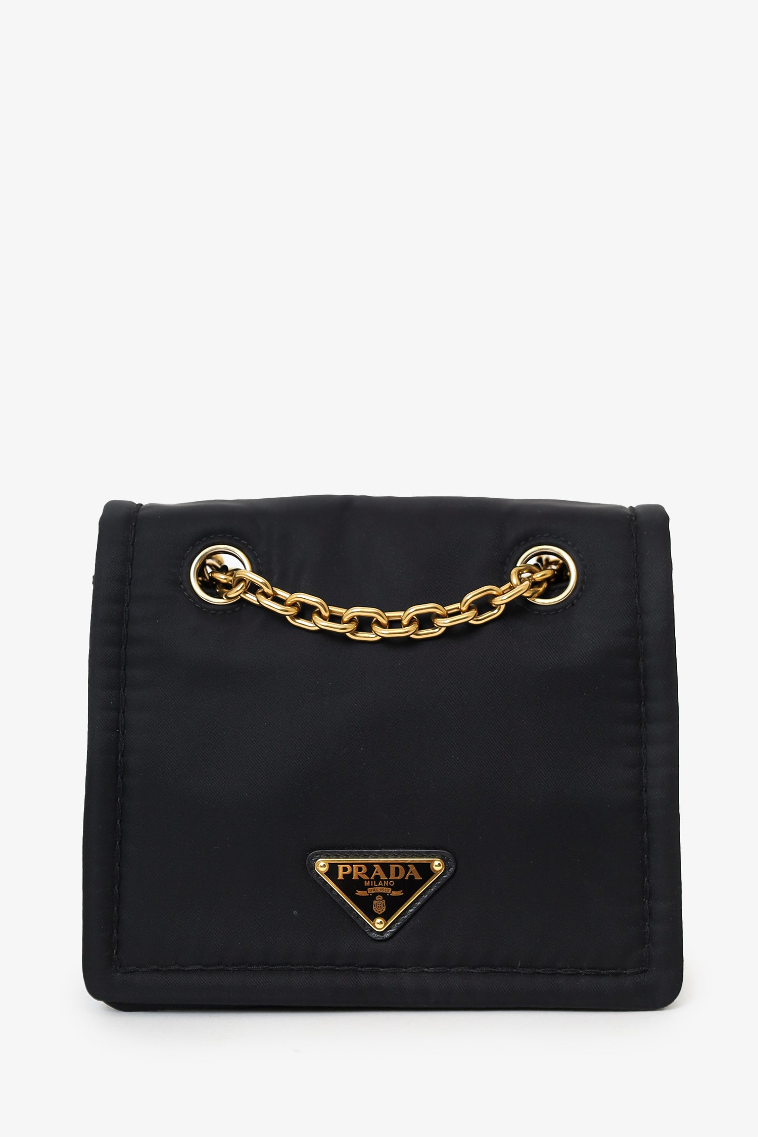 Prada Black Nylon Chain Shoulder Bag – Mine & Yours
