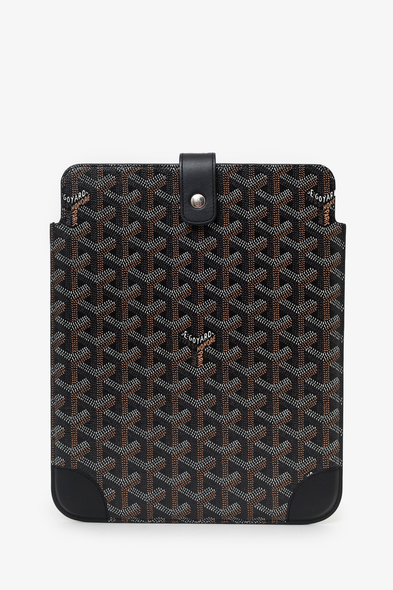 Goyard Black Goyardine Coated Canvas iPad Sleeve – Mine & Yours