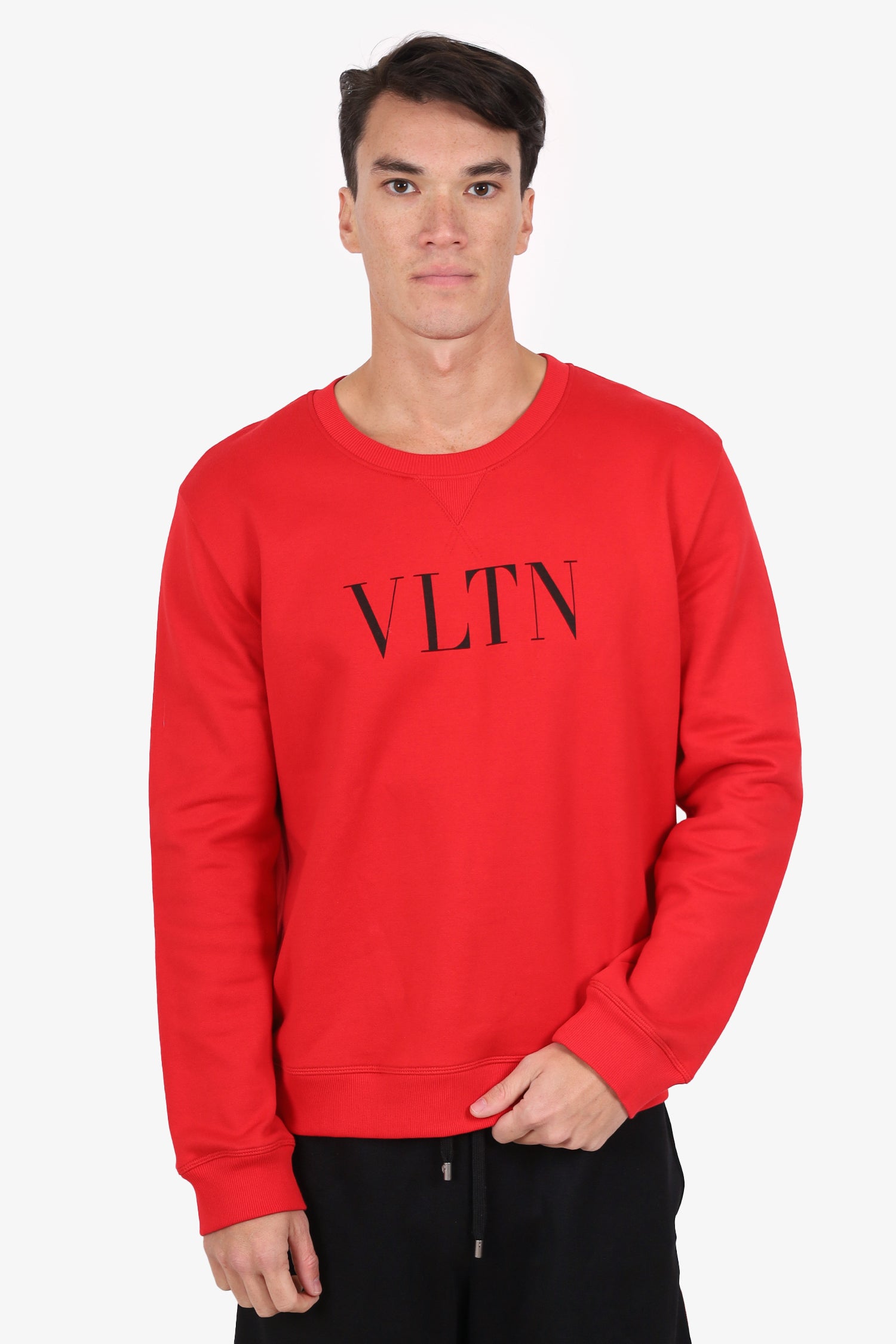 Valentino Red 'VLTN' Print Sweatshirt Size L Mens – Mine & Yours