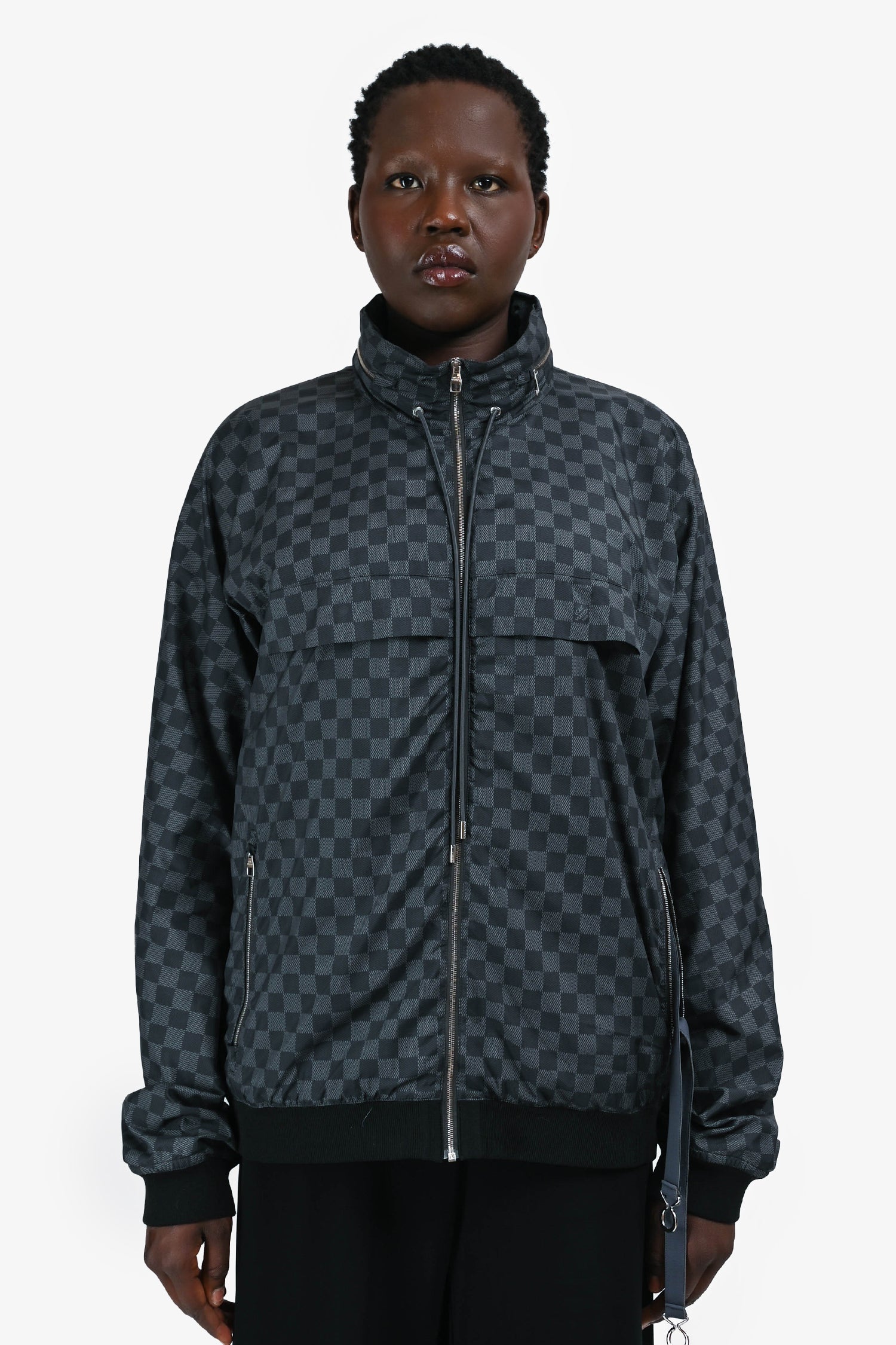 Louis Vuitton Damier Graphite Windbreaker Size 54 Mens – Mine & Yours