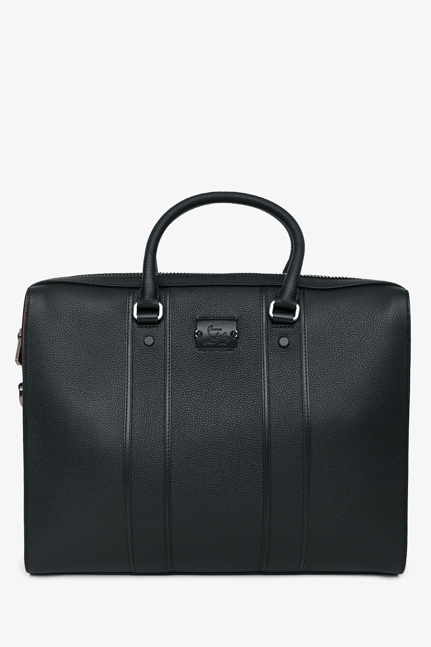 Christian Louboutin Black Leather Briefcase – Mine & Yours