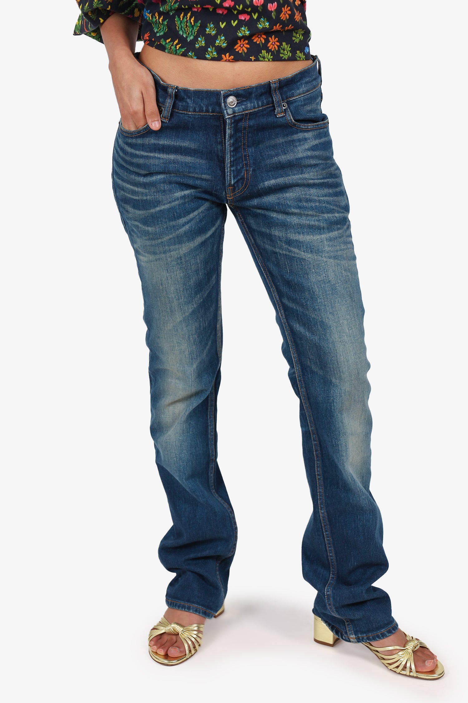パンツ Balenciaga Faded Skinny Jeans vital 29 Balenciaga Blue Faded Skinny Jeans Size 29 – Mine & Yours