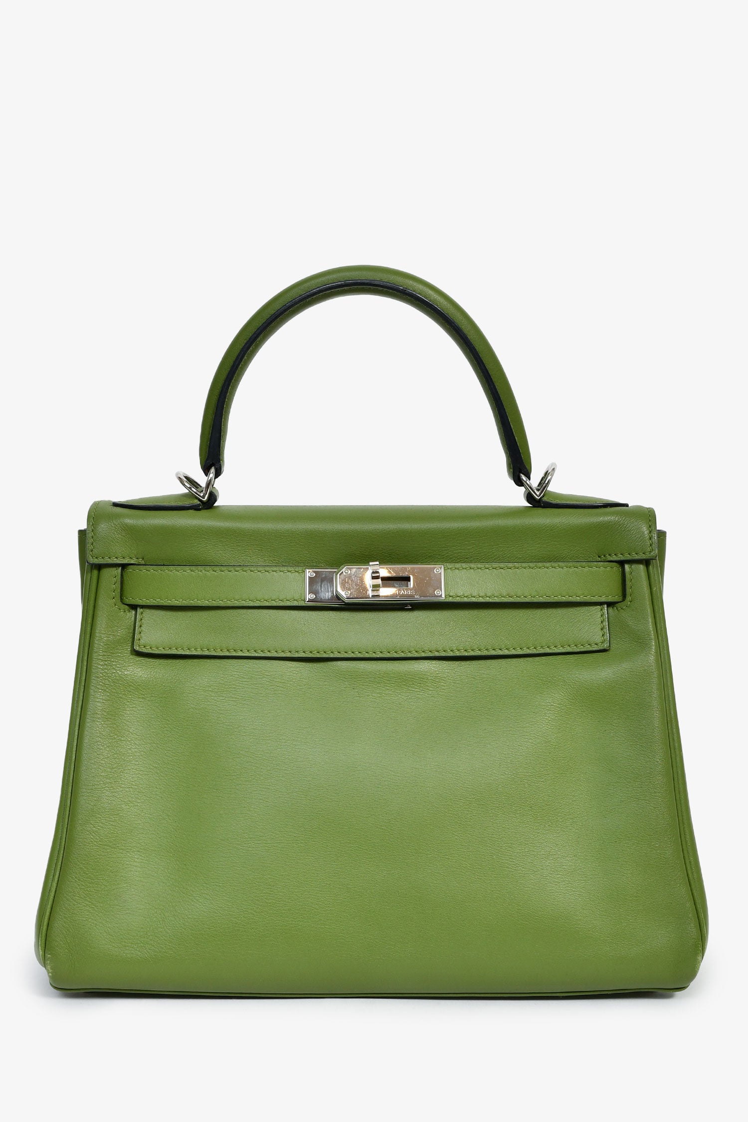 Hermès 2009 Green Pelouse Swift Leather Retourne Kelly 28 – Mine