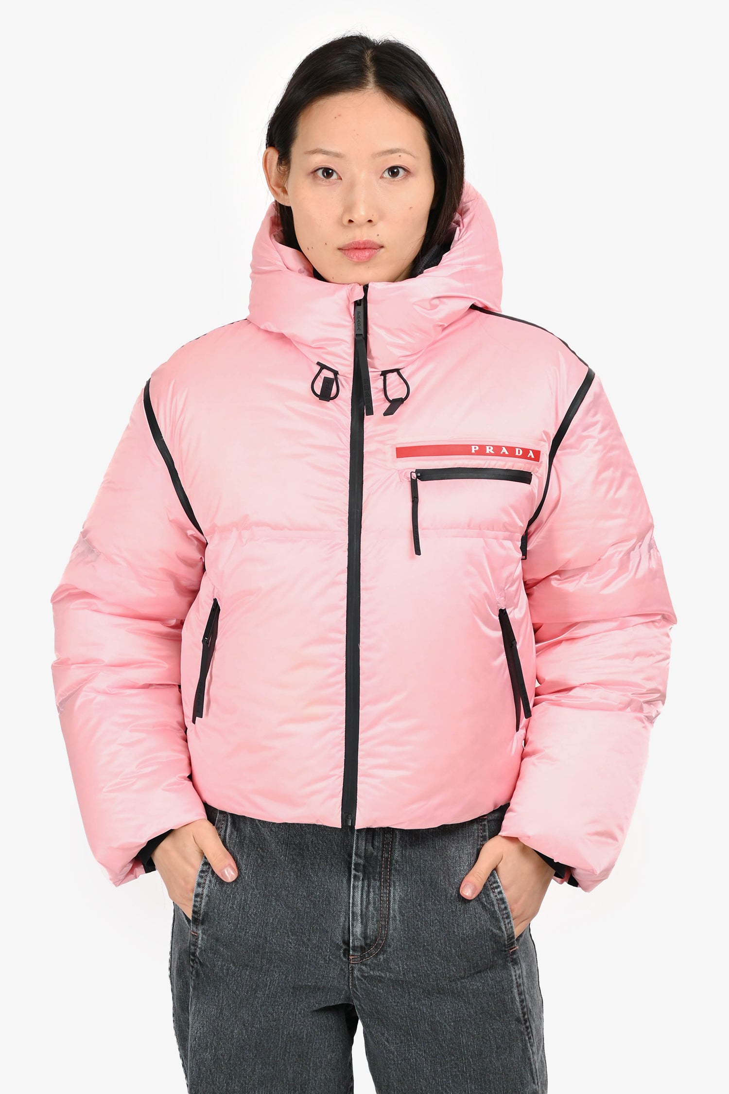ジャケット・アウター 00SS PRADA SPORT Pink Nylon Moto Jacket 00SS PRADA SPORT Pink Nylon Moto Jacket - メルカリ