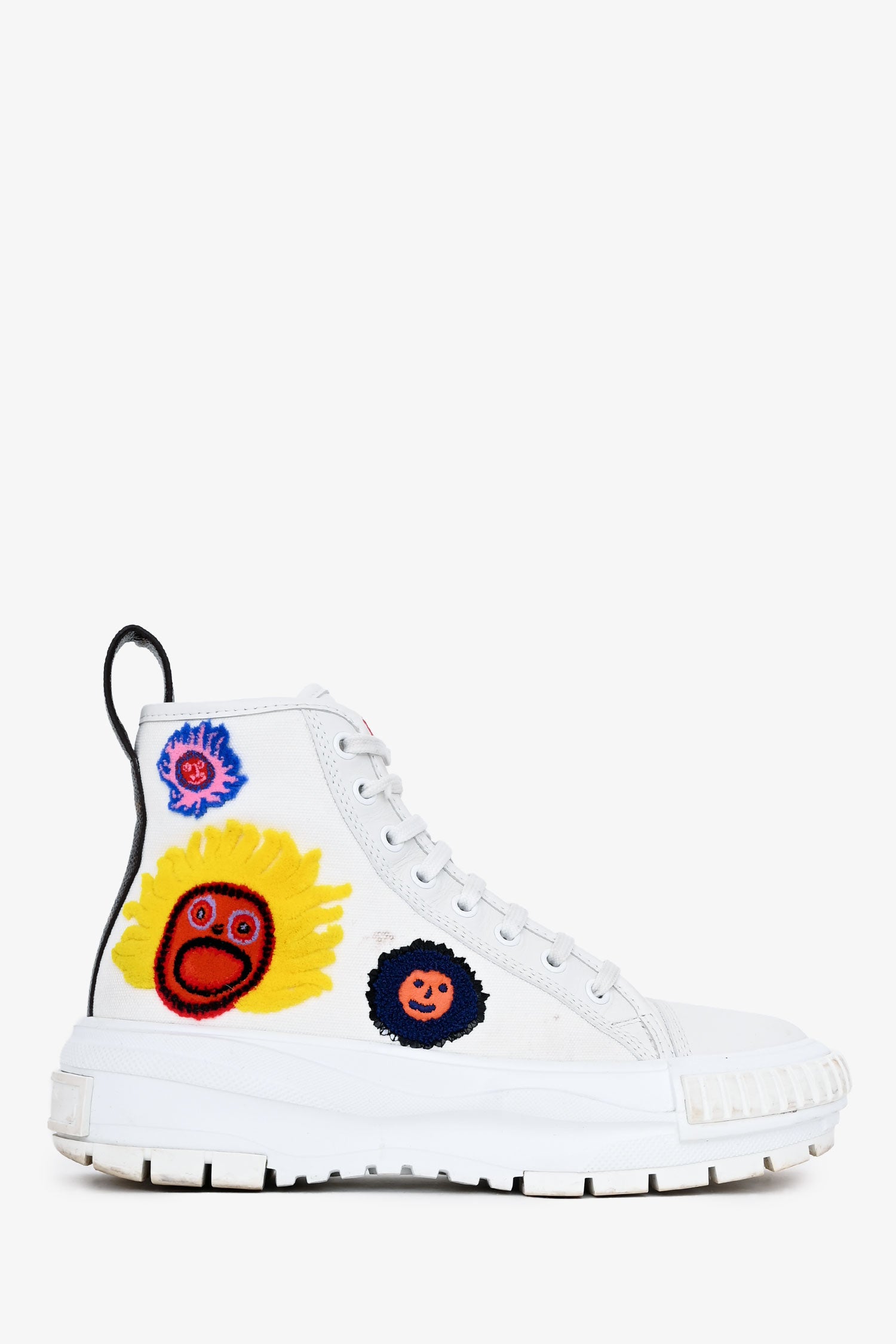 Louis Vuitton x Yayoi Kusama White/Multicolour 'Squad' Sneakers