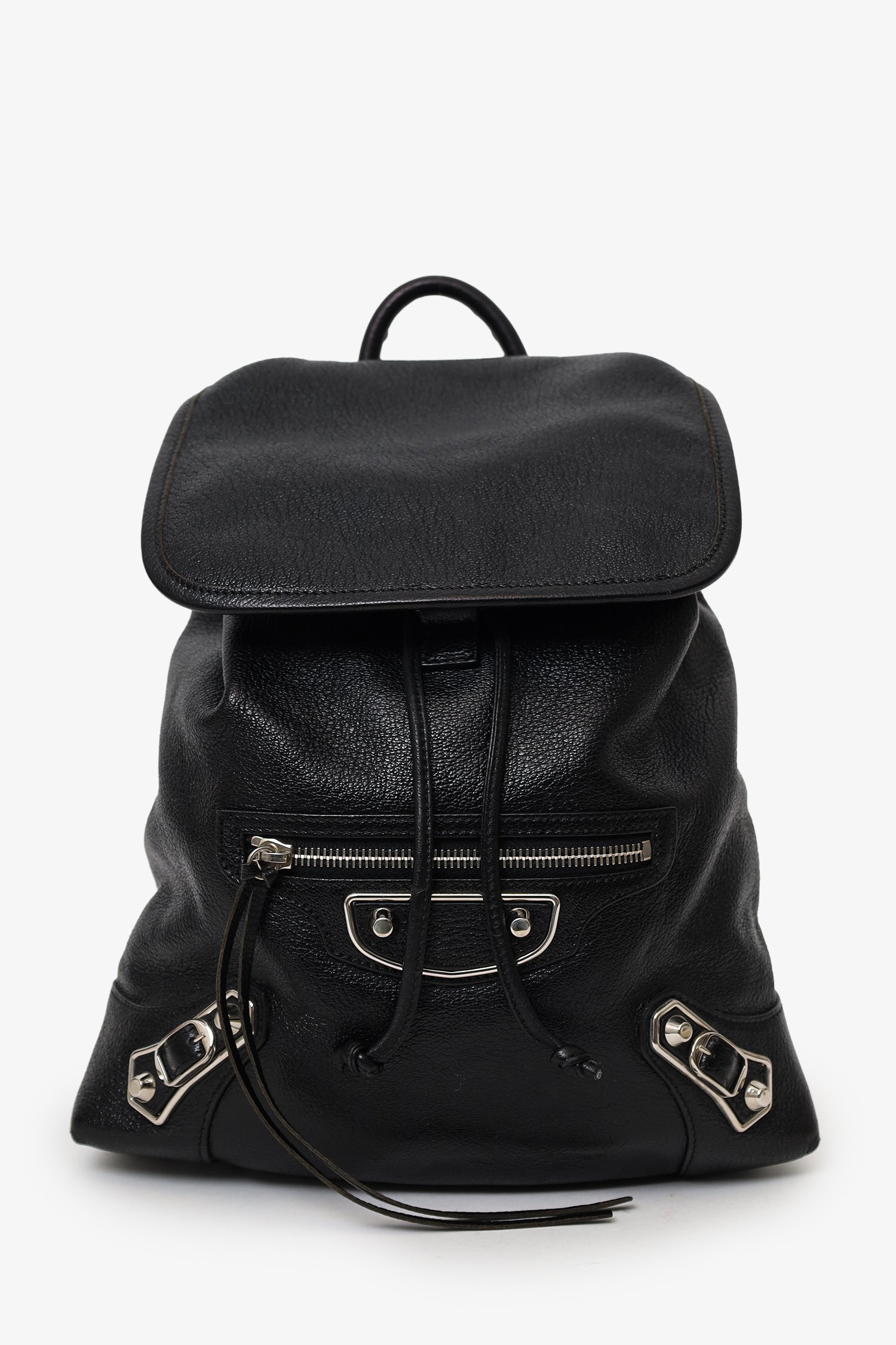 Balenciaga Black Leather Motocross Backpack – Mine & Yours