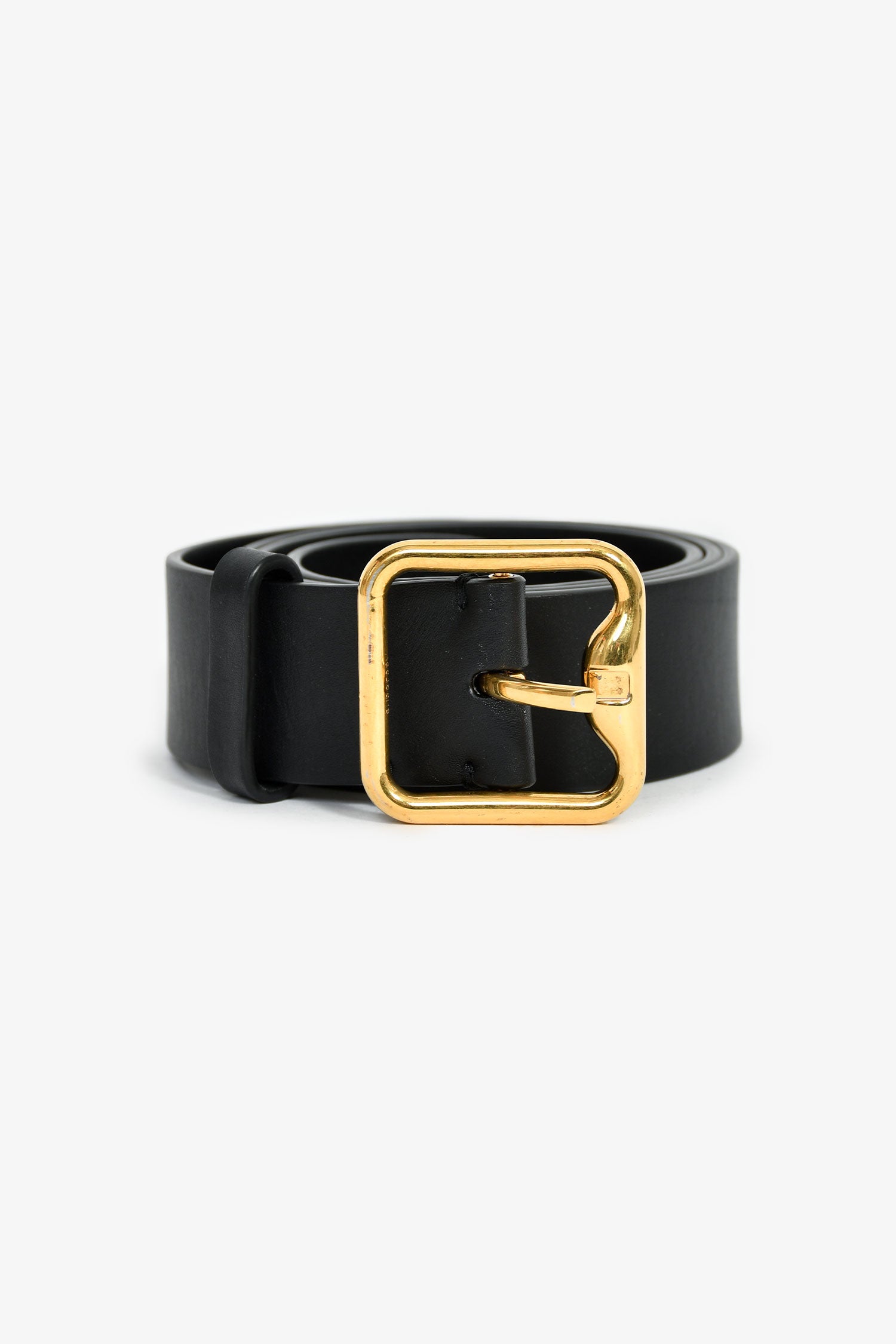 Burberry Black Leather Belt Size 34/85 – Mine & Yours display picture 1