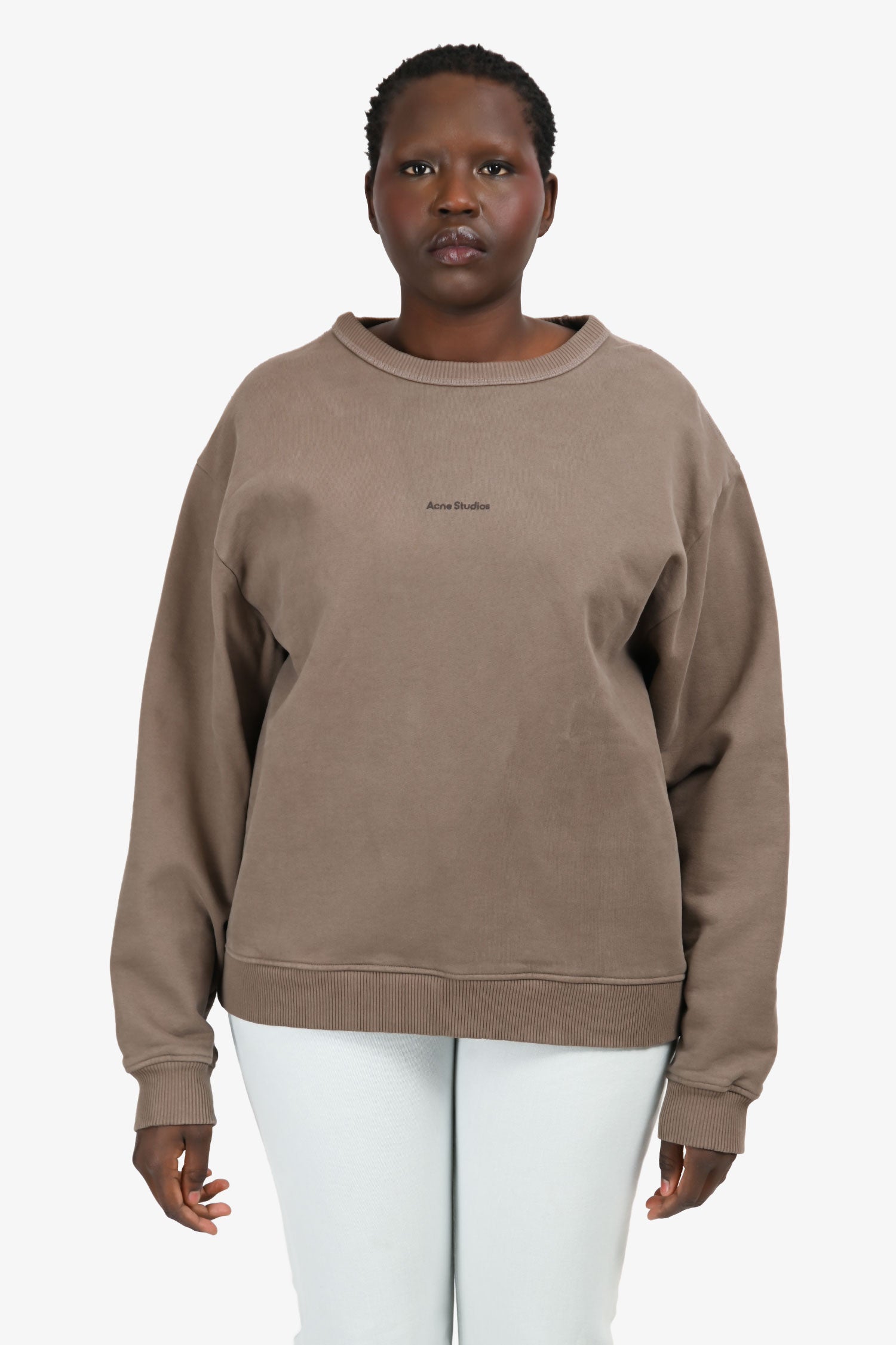 Acne Studios ブラウン トレーナー Mサイズ MY185498-MINE-AND-YOURS-1.jpg?