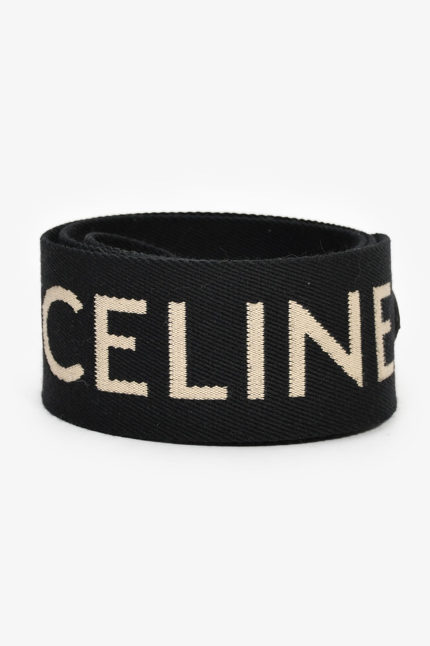 Celine Black Canvas Logo Bag Strap – Mine & Yours